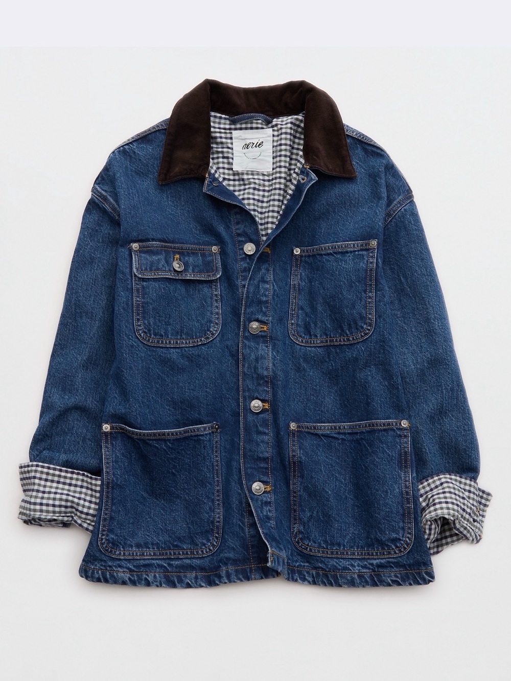 Aerie Dark Wash Barn Jacket